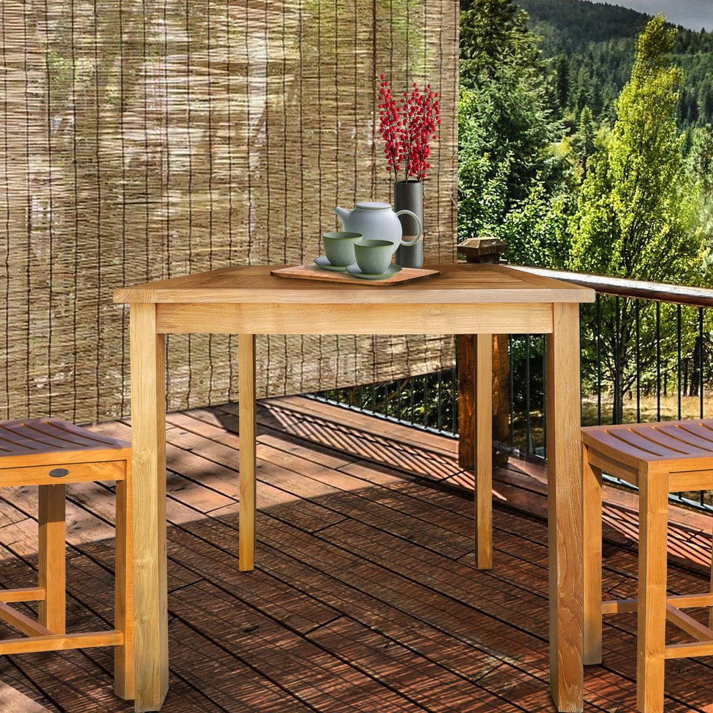 Outdoor Dining Sets Teak Bar Height Patio Set Teak Wood Seville