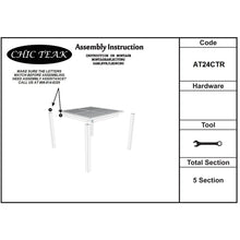 Teak Wood Seville Outdoor Patio Counter Height Bistro Table - 35 inch