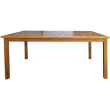 Teak Wood Antigua Rectangular Bistro Table, Counter Height (55", 63" and 71" sizes)