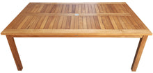 Teak Wood Maldives Rectangular Bistro Table, Bar Height (55", 63" and 71" sizes)
