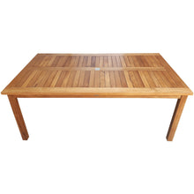 Teak Wood Antigua Rectangular Bistro Table, Counter Height (55", 63" and 71" sizes)