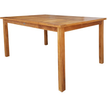 7 Piece Teak Wood Castle 63" Rectangular Medium Bistro Dining Set with 2 Arm Chairs & 4 Side Chairs