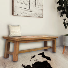 Recycled Teak Wood Tuscany Backless Bench, 63 Inch