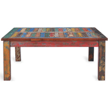 Marina del Rey Square Coffee Table made from Recycled Teak Wood Boats