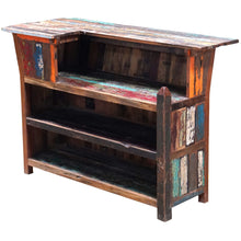 Marina Del Rey Recycled Teak Wood Boat Bar (Available in Left or Right) - Chic Teak