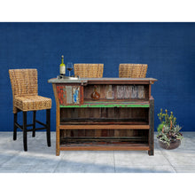 Marina Del Rey Recycled Teak Wood Boat Bar (Available in Left or Right) - Chic Teak