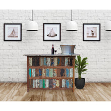 Marina Del Rey Recycled Teak Wood Boat Bar (Available in Left or Right) - Chic Teak