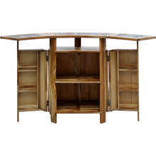 Folding Bar Made From Recycled Teak Wood Boats - Chic Teak