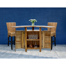 Folding Bar Made From Recycled Teak Wood Boats - Chic Teak
