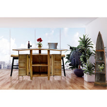 Folding Bar Made From Recycled Teak Wood Boats - Chic Teak