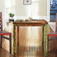 Marina Del Rey Recycled Teak Wood Rectangular Table, Counter Height, 55 x 35 inches