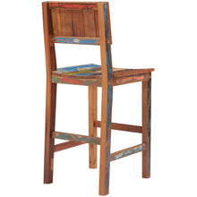 Marina Del Rey Barstool Chair made from Recycled Teak Wood Boats