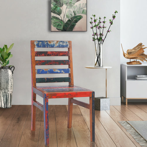 Marina Del Rey Dining Chair made from Recycled Teak Wood Boats