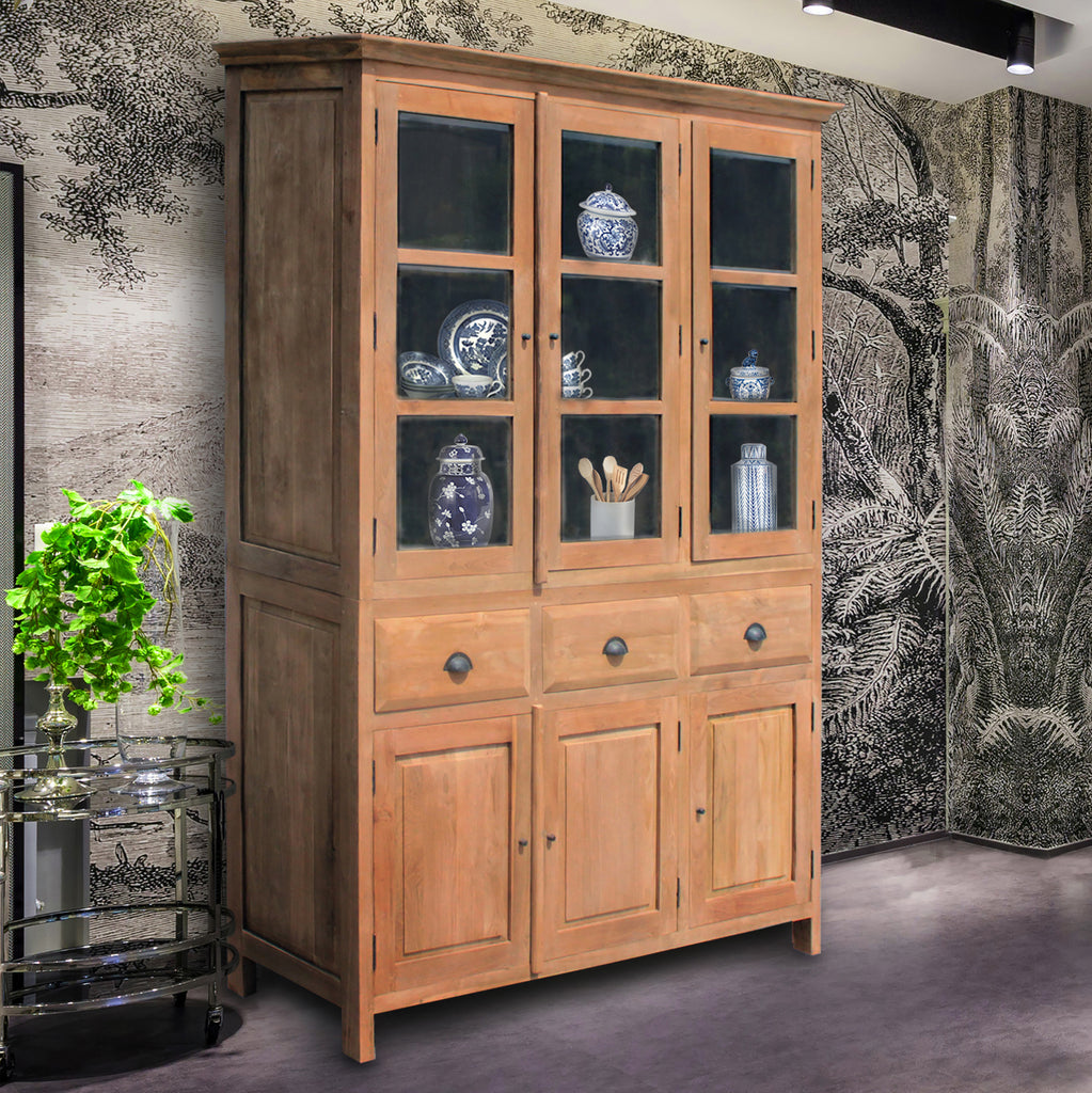 Recycled Teak Wood Bali Cupboard Medium