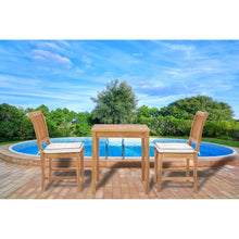 Teak Wood Castle Side Chair