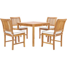 Teak Wood Castle Side Chair