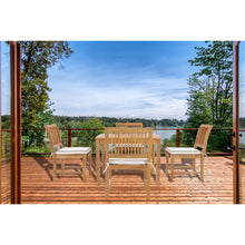 Teak Wood Castle Side Chair