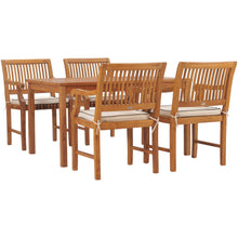 Teak Wood Bermuda Rectangular Patio Bistro Table, Dining Height (55", 63" and 71" sizes)