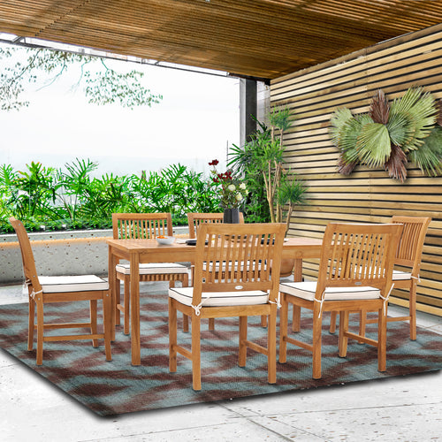 7 Piece Teak Wood Castle 63