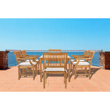Teak Wood Bermuda Rectangular Patio Bistro Table, Dining Height (55", 63" and 71" sizes)