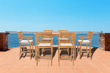 Teak Wood Maldives Rectangular Bistro Table, Bar Height (55", 63" and 71" sizes)