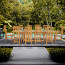 11 Piece West Palm Rectangular Double Extension Table Dining Set with 2 Arm and 8 Side Chairs