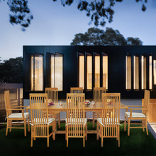 9 Piece West Palm Sem-Oval Extension Table Dining Set with 2 Arm and 6 Side Chairs