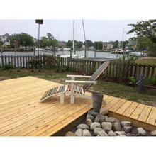 Adirondack Chair Including Footstool Made From Recycled Teak Wood Boats - Chic Teak
