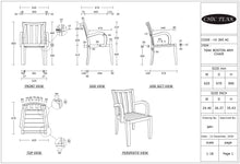 Teak Wood Boston Arm Chair
