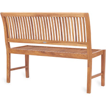 Teak Wood Castle Bench without Arms, 4 ft