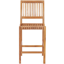 Teak Wood Castle Barstool