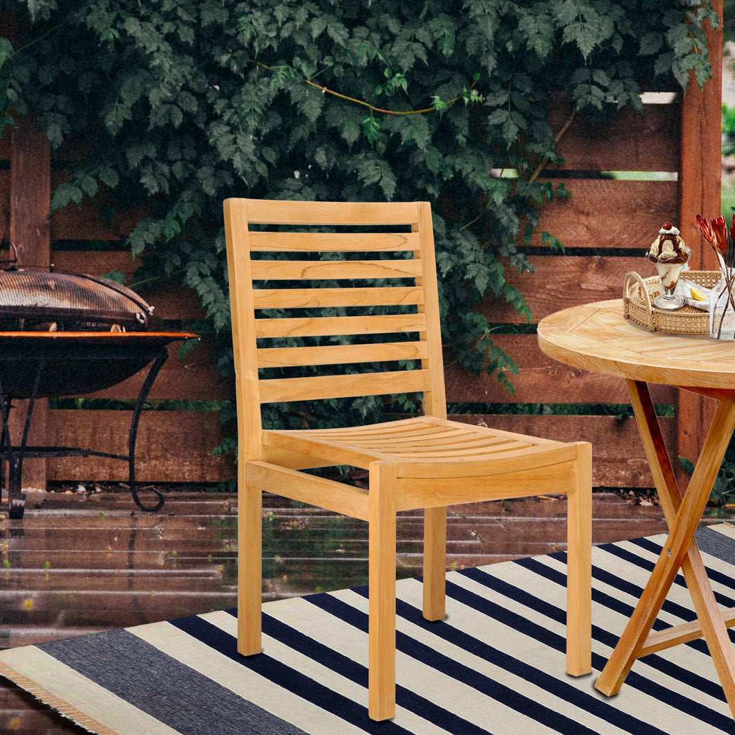 Teak Wood Kasandra Side Chair