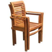 Teak Wood Rio Stacking Chair - Chic Teak