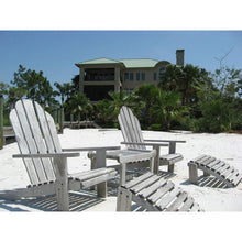 Teak Wood Adirondack Chair With Footstool - Chic Teak