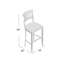 Teak Wood Amsterdam Bar Stool - Chic Teak