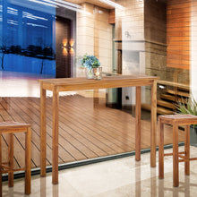 Teak Wood Santa Monica Serving Table