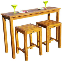 Teak Wood Santa Monica Serving Table - Chic Teak