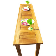 Teak Wood Santa Monica Serving Table - Chic Teak