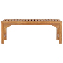 Teak Wood Santa Monica Backless Bench - 4 foot