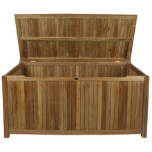 Teak Wood Santa Barbara Pool and Storage Cushion Box - Chic Teak