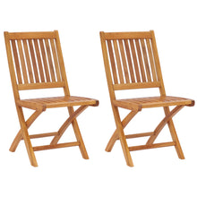 Teak Wood Santa Barbara Folding Side Chair (set of 2)