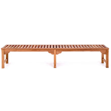 Teak Wood Santa Monica Backless Bench, 8 foot