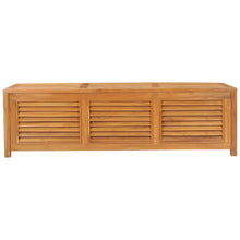 Teak Wood Manhattan Pool and Deck Storage Cushion Box