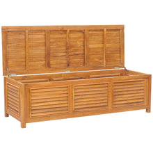 Teak Wood Manhattan Pool and Deck Storage Cushion Box