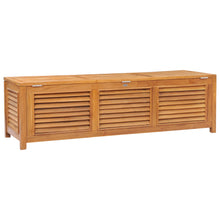 Teak Wood Manhattan Pool and Deck Storage Cushion Box