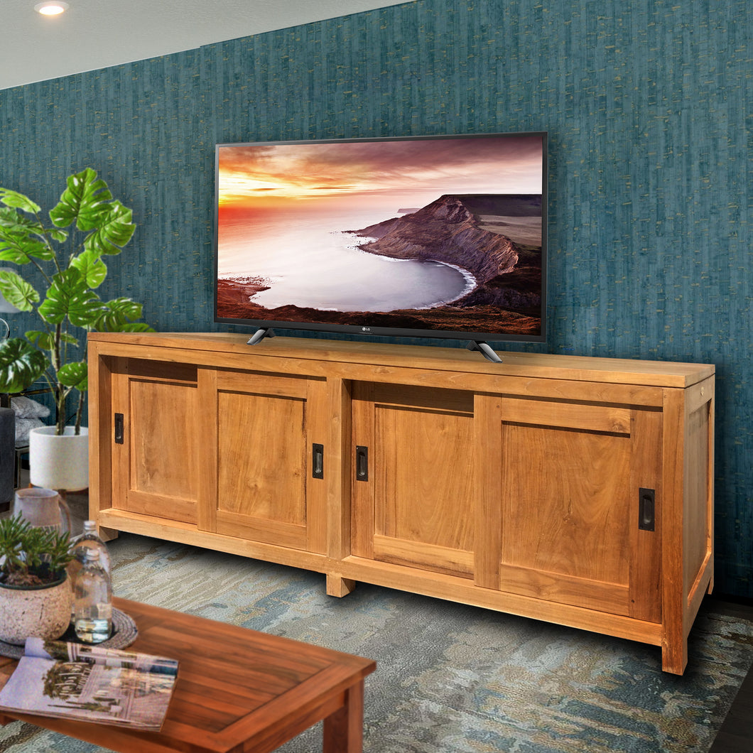 Teak Wood Venice Media Center