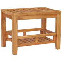 Teak Wood Bahama Shower Stool, 24 inch