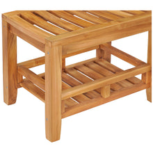 Teak Wood Bahama Shower Stool, 24 inch