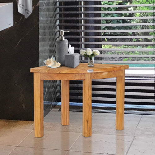Teak Wood Miami Shower Stool