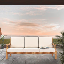 Teak Wood Castle Deep Seating Sofa with Cushions